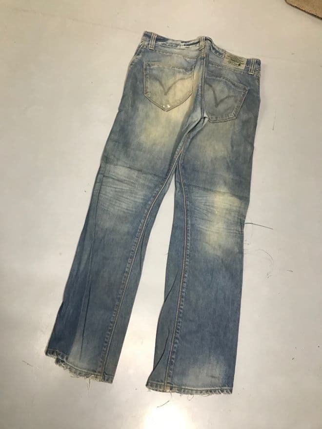 Vintage Levi’s Engineer Jeans Denim – Blue Workwear (Size 34) — image 7 of 7