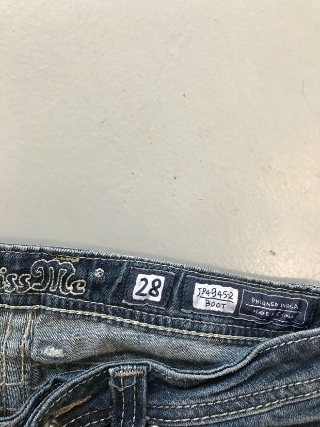 Vintage Miss Me Denim Jeans – Women’s Size 28 (US 6) — image 8 of 9
