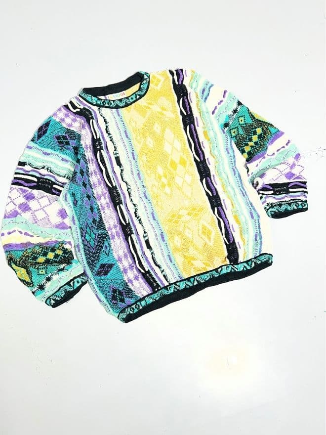 Bundle of  Vintage Coogi Multicolor 3D Knit Sweaters — image 7 of 9
