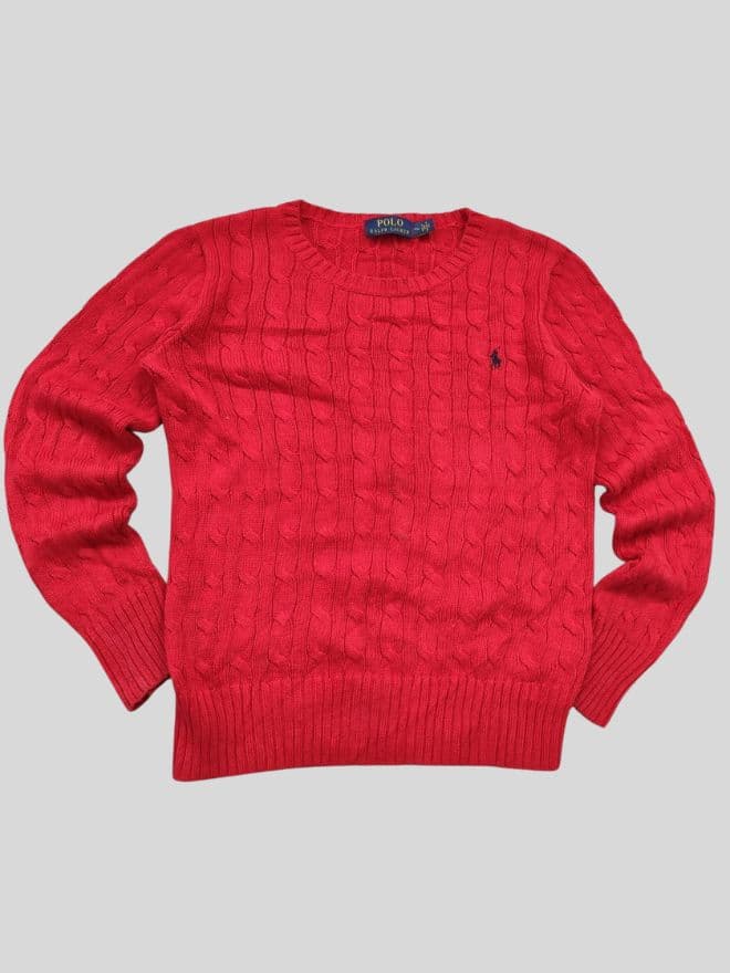 Bundle of vintage Polo Ralph Lauren Polo Bear & Cable Knit Sweaters — image 9 of 13