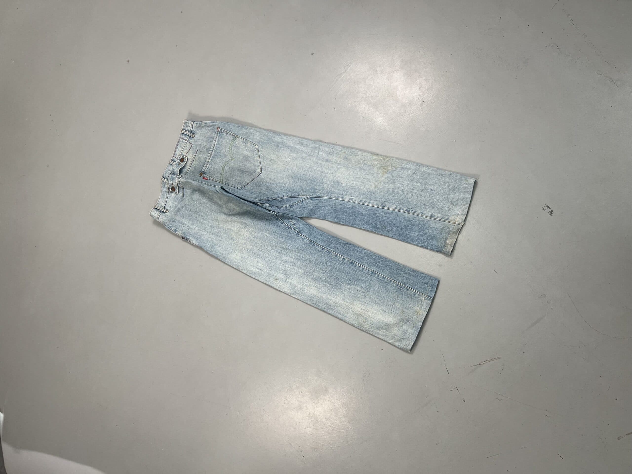 Vintage Levi’s Engineer Jeans Buckle Belt Denim – Size US 32 / EU 48 — image 6 of 6