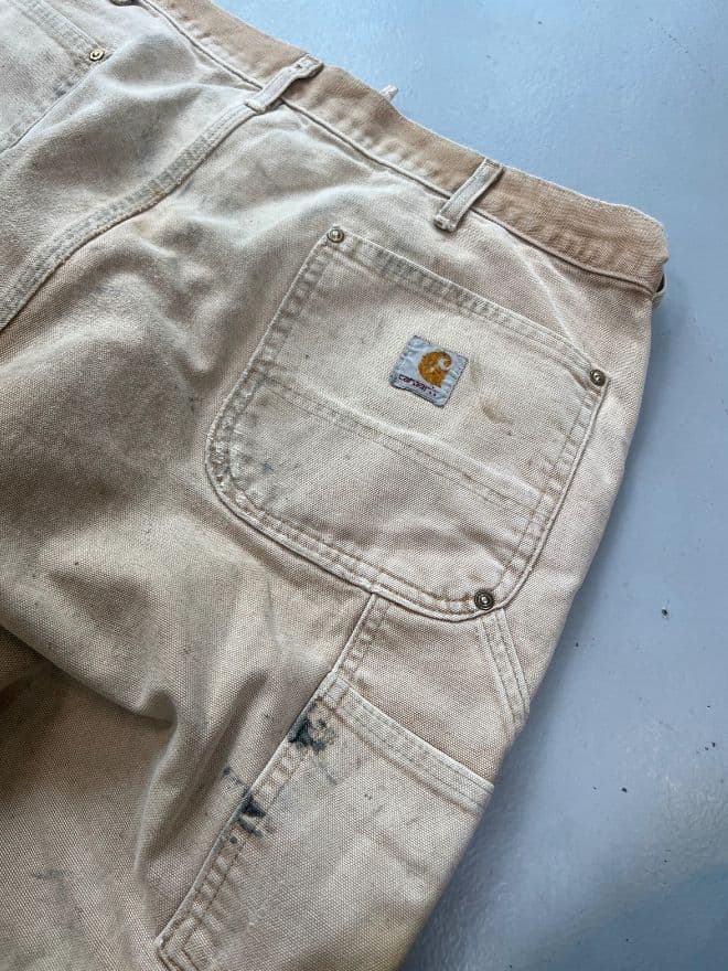 Vintage Carhartt B136 Double Knee Carpenter Denim — image 11 of 13