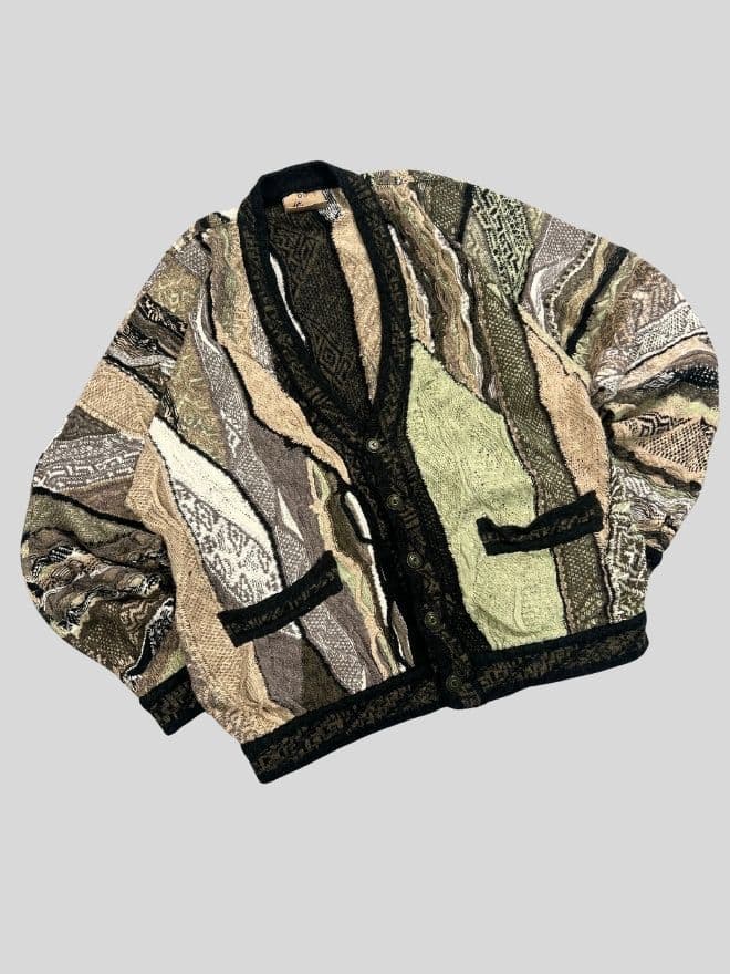 Vintage Coogi 3D Multicolor Knit Sweater — Size M | Streetwear Classic — image 2 of 9