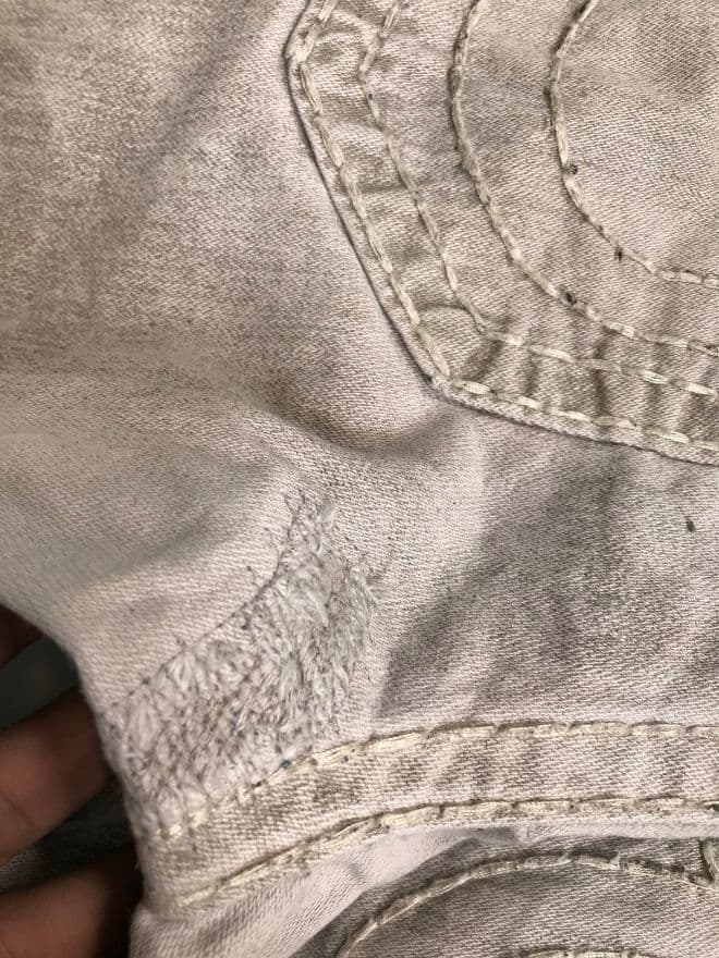 Vintage True Religion Ricky Super T Baggy Fit Denim – Beige (Men’s 38 / EU 54) — image 5 of 9