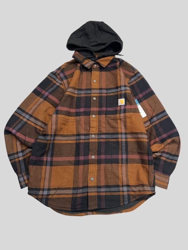 Bundle of Factory Leftover Carhartt Hoodies & Flannel Hooded Jackets — image 32 of 48