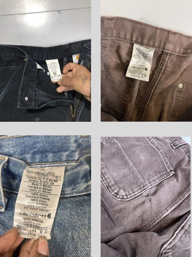 Bundle of 3 Vintage Carhartt Double Knee Work Pants — image 6 of 12