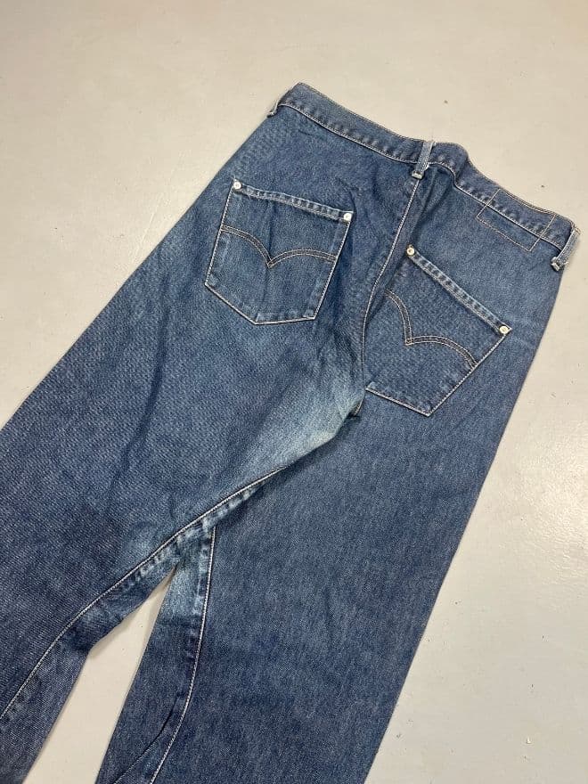 Vintage Levi’s Engineer Jeans | Black Denim | Size 32 | Avant-Garde | Authentic — image 7 of 8