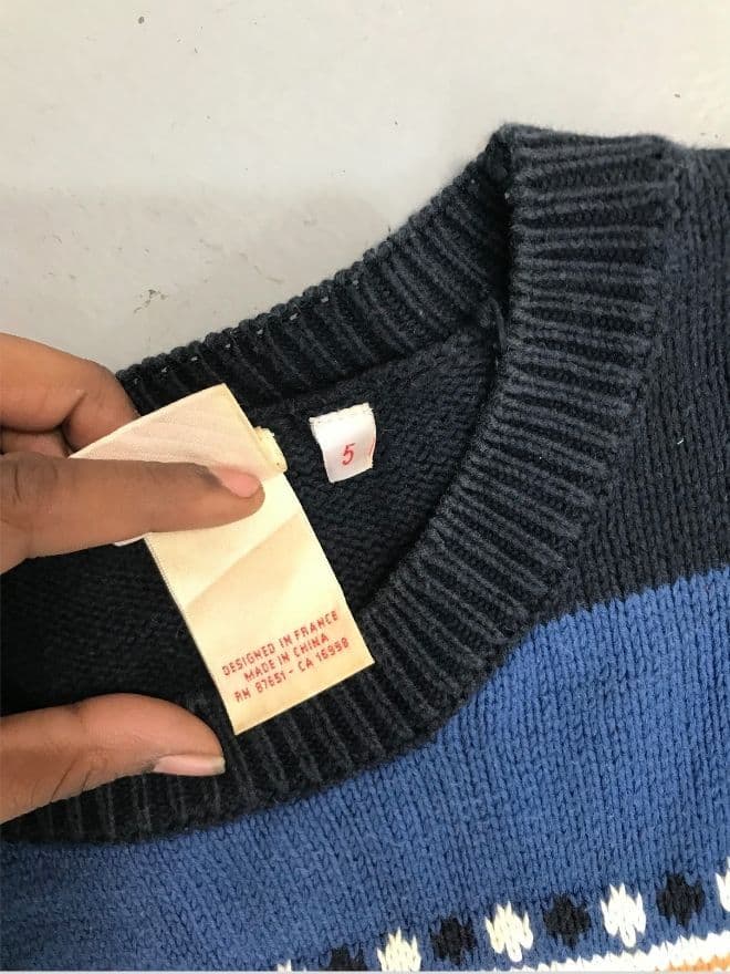 Vintage Lacoste Knit Sweater – Women’s S (Tag M) | Multicolor — image 2 of 8