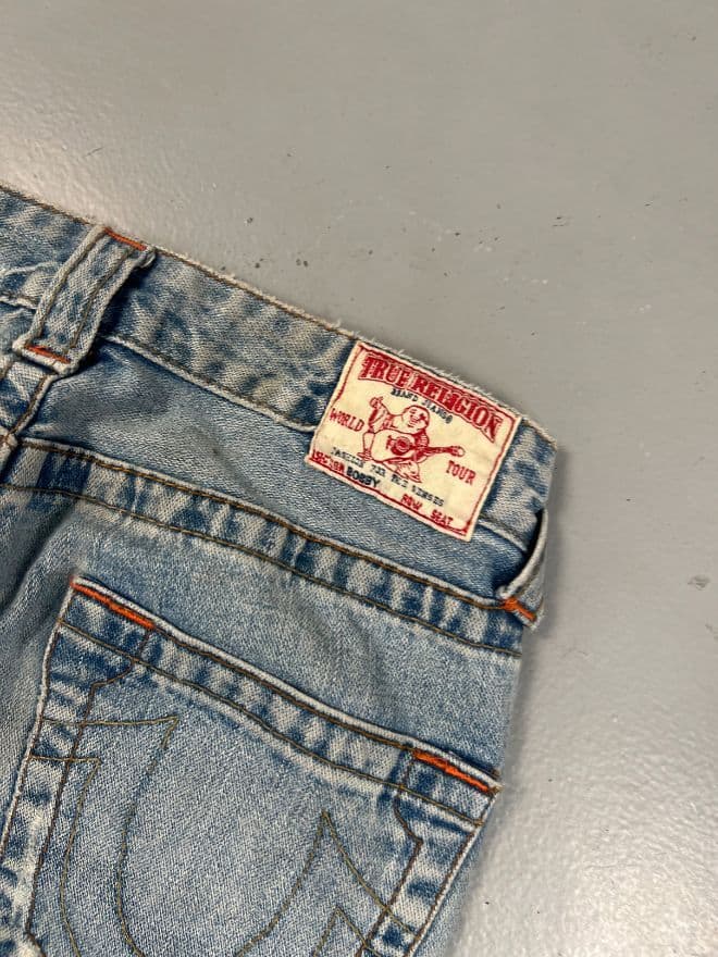 Vintage True Religion Embroidered Denim Jeans – Size 26 — image 7 of 13