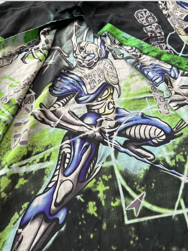 Vintage Liquid Blue Transformers AOP Baggy Fit Shirt – Men’s Size M/L thumbnail 4