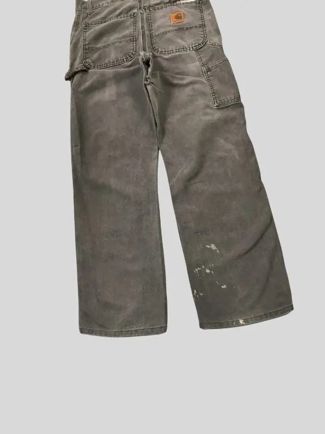 Vintage Carhartt Painted Carpenter Denim | Size 31 | Blue Workwear Jeans thumbnail 3