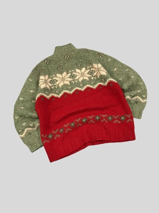 Vintage Polo Ralph Lauren 1/4 Zip Knit Sweater  — Size L — image 5 of 8