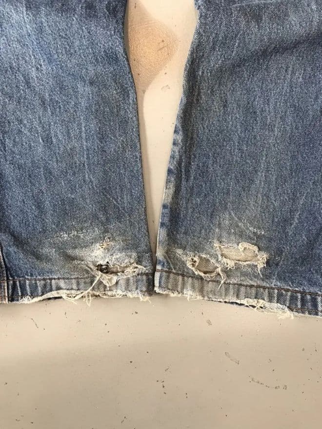 Southpole Vintage Embroidered Carpenter Denim – Blue – Size 28 — image 13 of 16