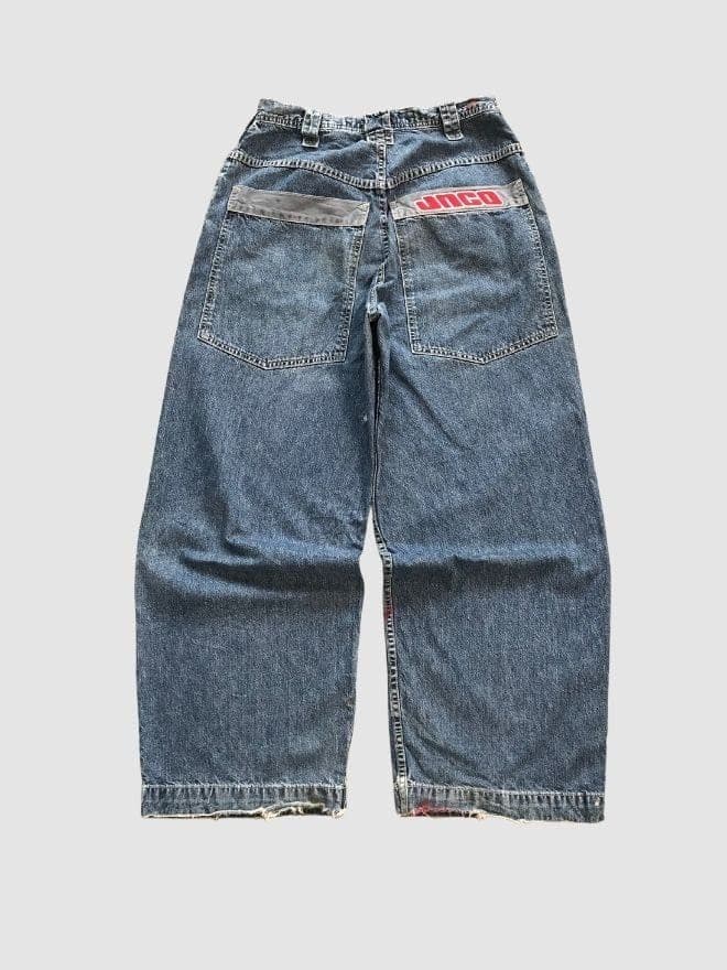 CRAZY VINTAGE JNCO SPELL OUT DENIM — image 5 of 6