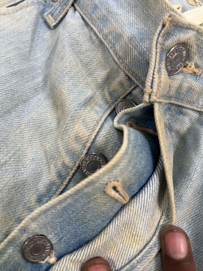 Vintage Levi’s Engineer Jeans – Classic Blue Denim | Men’s 35 — image 10 of 13