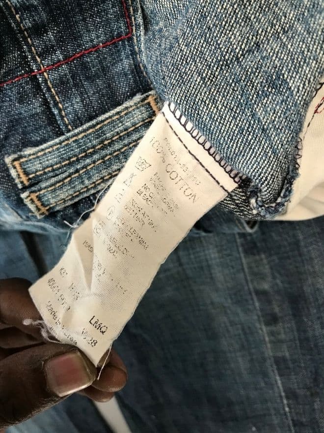 Vintage Levi’s Engineer Jeans – Blue Denim – Size 30 – Distressed — image 6 of 7