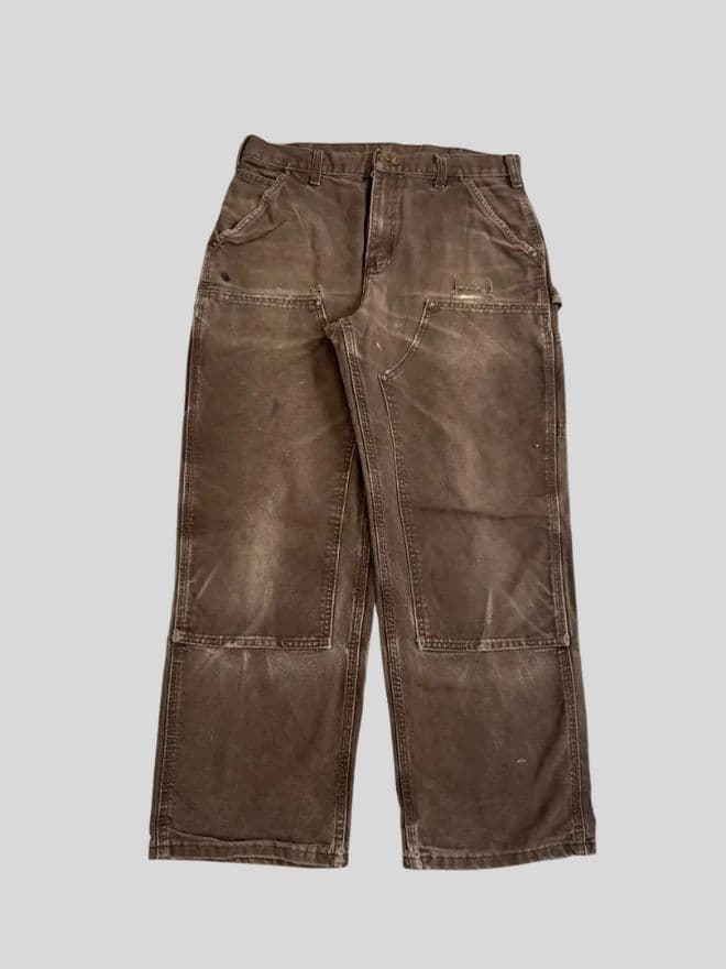 Bundle of Vintage Carhartt Double Knee & Carpenter Pants – Mixed Styles. — image 5 of 11