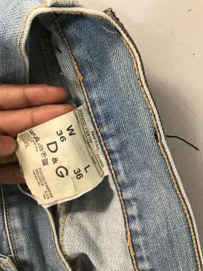 Vintage Dolce & Gabbana Luxury Denim Jeans — Size 34 — image 8 of 11