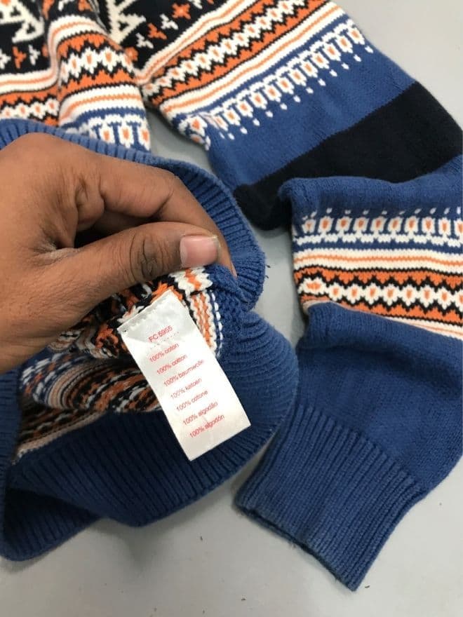 Vintage Lacoste Knit Sweater – Women’s S (Tag M) | Multicolor — image 8 of 8