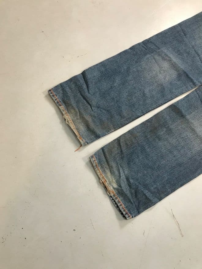 Vintage True Religion Inspired Embroidered Bootcut Jeans | Size 34 | Blue Denim — image 10 of 11