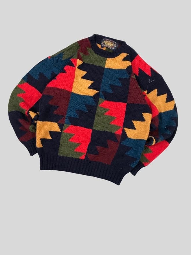 Vintage Chaps Ralph Lauren Knit Sweater – Multicolor | Men’s Large — image 1 of 6