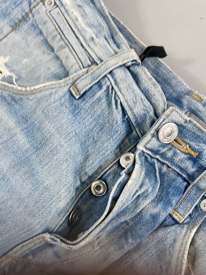 Vintage Levi’s Engineer Jeans Buckle Back Denim — Size 30 — image 6 of 12