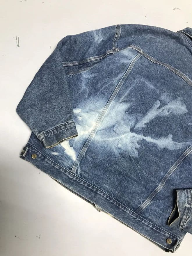 Vintage Carhartt J11 DST Blanket Lined Denim Jacket – Blue – Size XXL — image 9 of 11