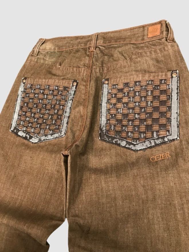 CRAZY RARE VINTAGE CEZER STUDDS WORK PANT thumbnail 4