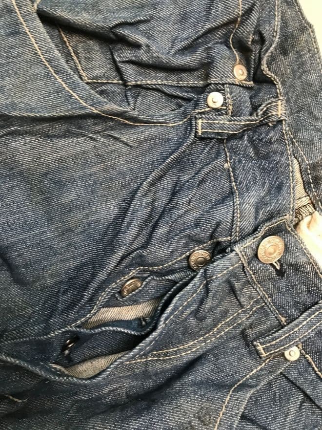 Vintage Levi’s Engineer Jeans Denim — Blue — Size 30 — image 6 of 9