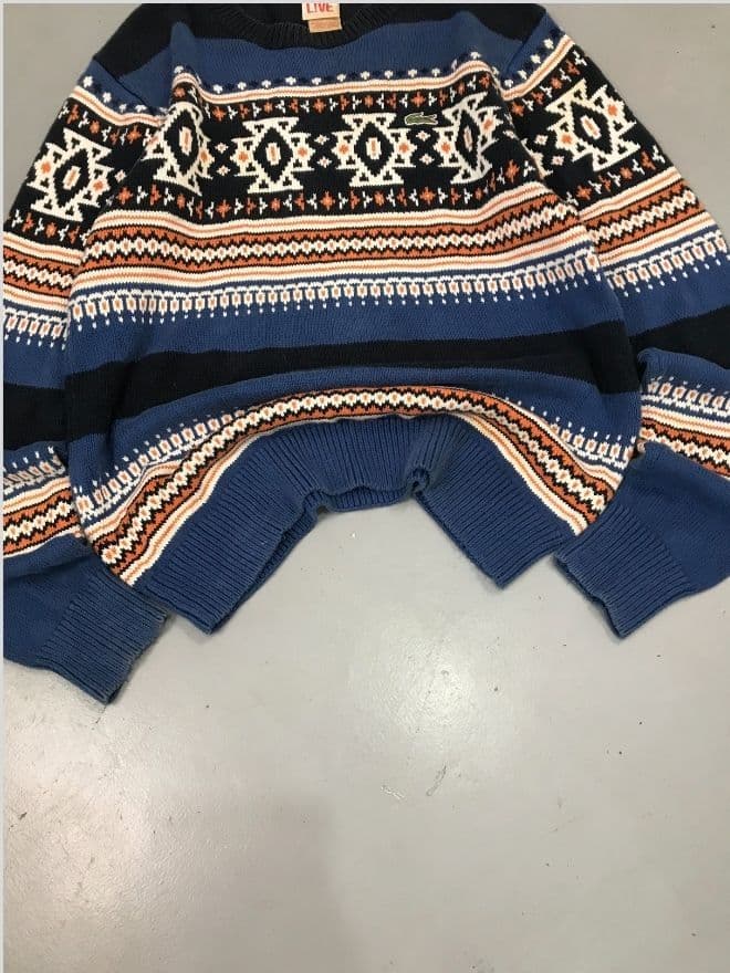 Vintage Lacoste Knit Sweater – Women’s S (Tag M) | Multicolor — image 5 of 8