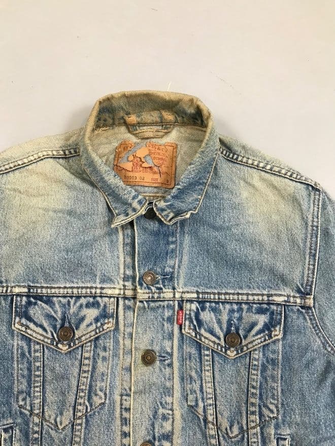 Rare Vintage Levi’s Trucker Jacket – Blue (Men’s S / EU 44–46) — image 7 of 9