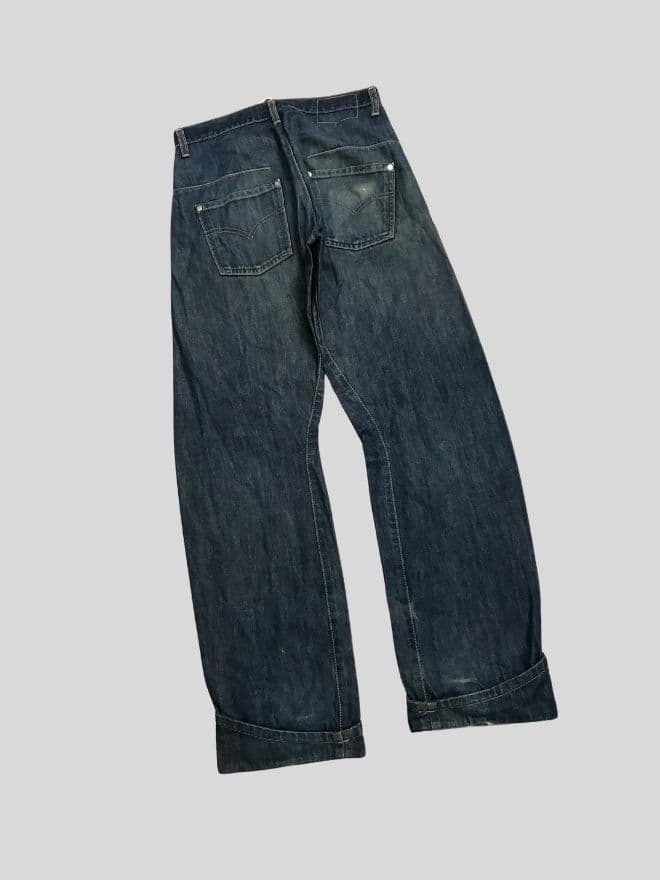 Vintage Levi’s Engineer Jeans Denim – Blue Workwear Fit (Men’s US 30) — image 8 of 8