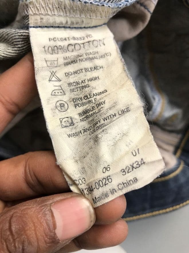 Vintage Levi’s Engineer Jeans with Custom Buckle Belt – Men’s Size 32 — image 5 of 7