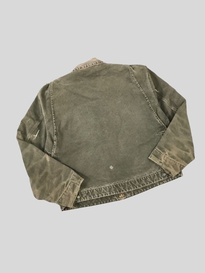 Rare Vintage Carhartt J87 MOS Blanket-Lined Detroit Jacket – Green | Men’s XL — image 7 of 8
