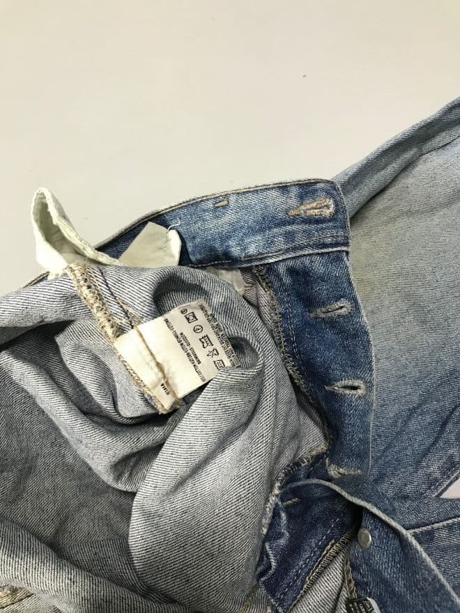 Vintage Levi’s Engineer Jeans – Buckle Belt Denim – Men’s Size 34 (Blue) — image 5 of 8