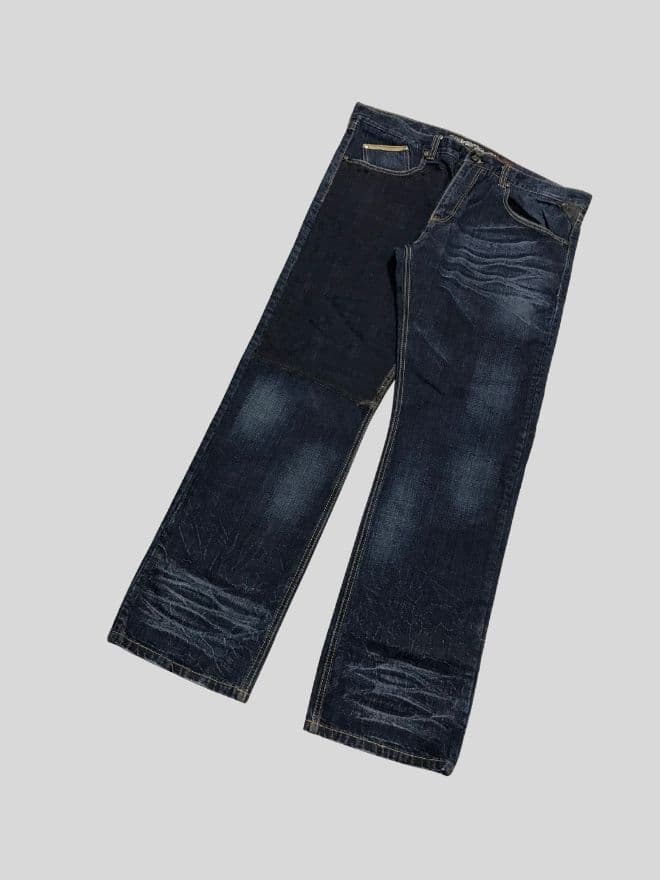Vintage JNCO Heritage America Embroidered Wide-Leg Denim | Size 42 — image 10 of 12