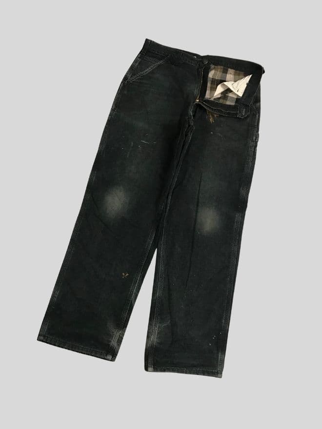 Vintage Carhartt Blanket-Lined Carpenter Denim – Size 34 thumbnail 3