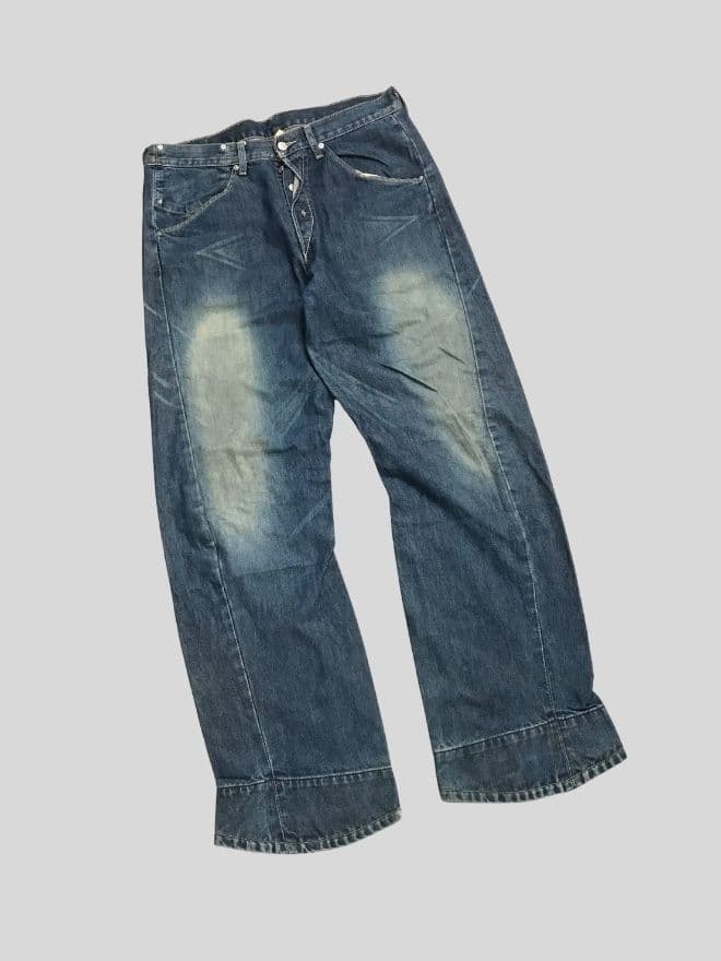 Vintage Levi’s Engineer Jeans Denim – Blue Workwear Fit (Men’s US 34) — image 10 of 10