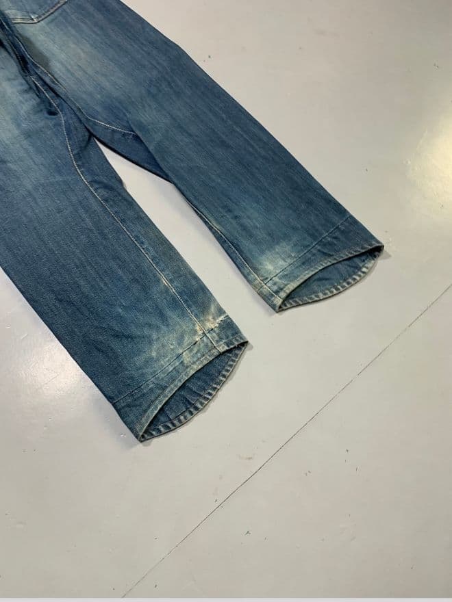 Vintage Levi's Engineer Jeans – Size 32 – Distressed Avant-Garde Denim — image 6 of 9