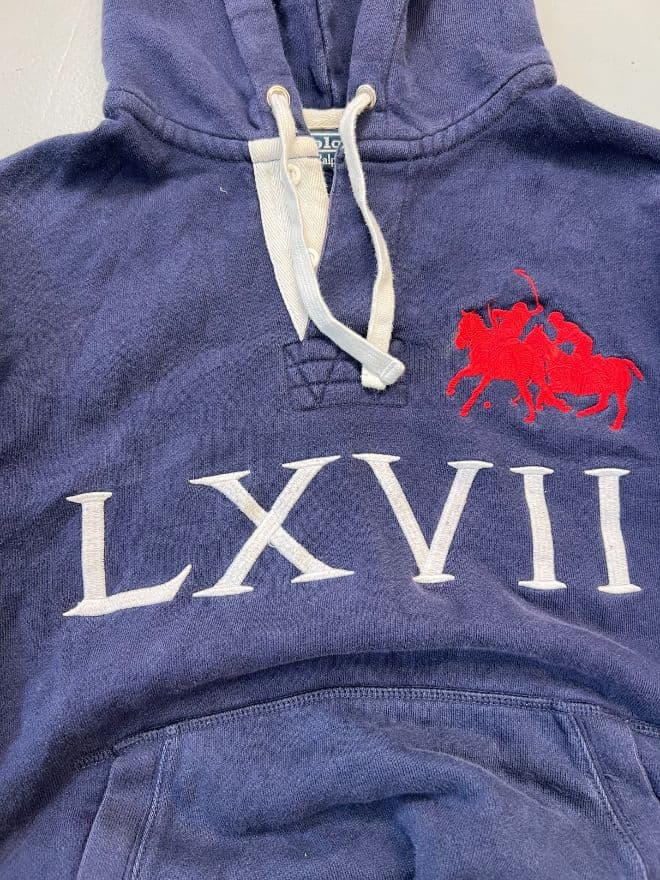 Vintage Polo Ralph Lauren LX7 Big Pony Blue Sweatshirt – Men’s M — image 6 of 10