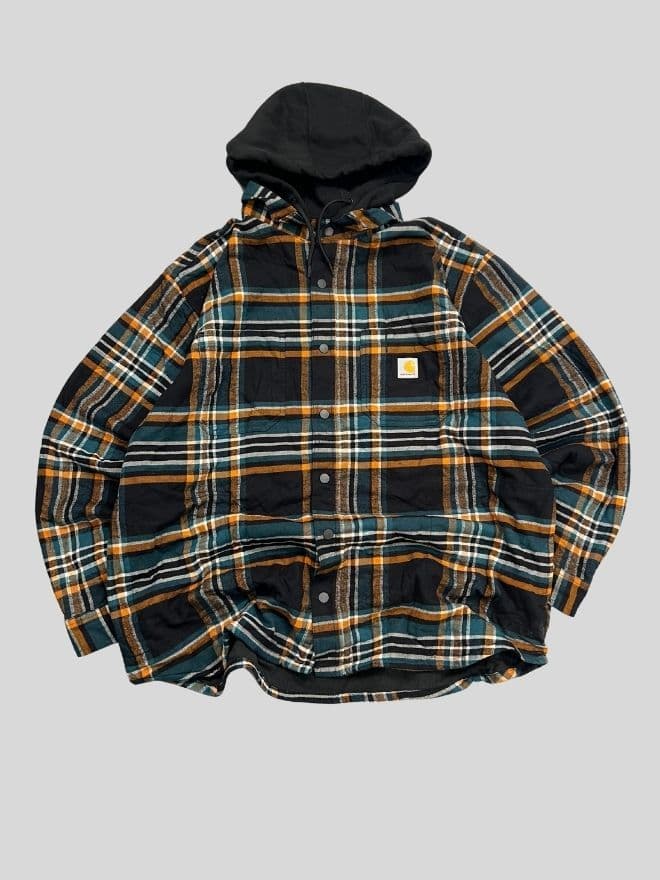 Bundle of Factory Leftover Carhartt Hoodies & Flannel Hooded Jackets — image 37 of 48