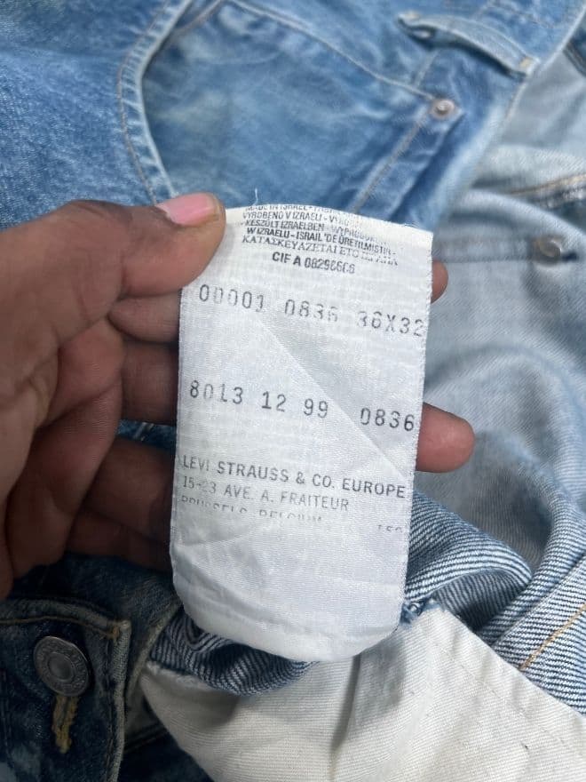 Vintage Levi’s Engineer Jeans – Red Tab Denim – Size 38 — image 6 of 9
