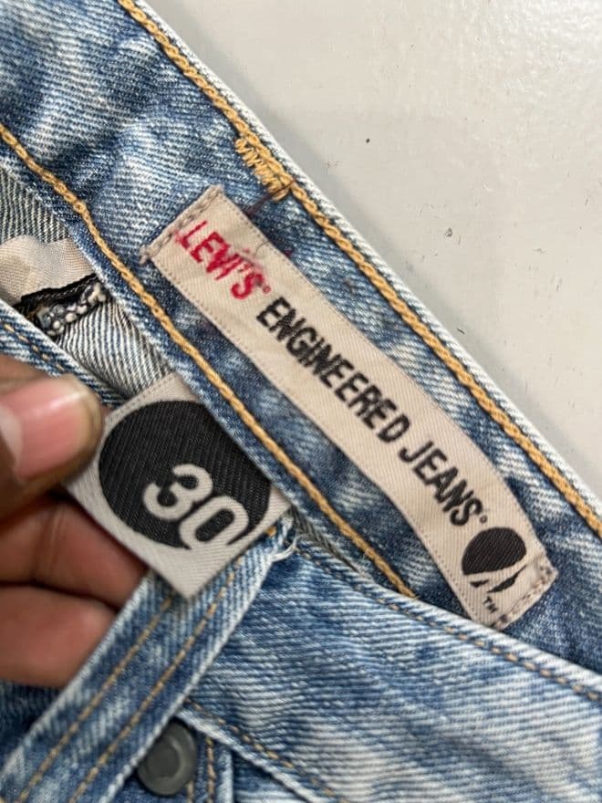 Vintage Levi’s Engineer Jeans Denim – Blue | Men’s US 32 thumbnail 3