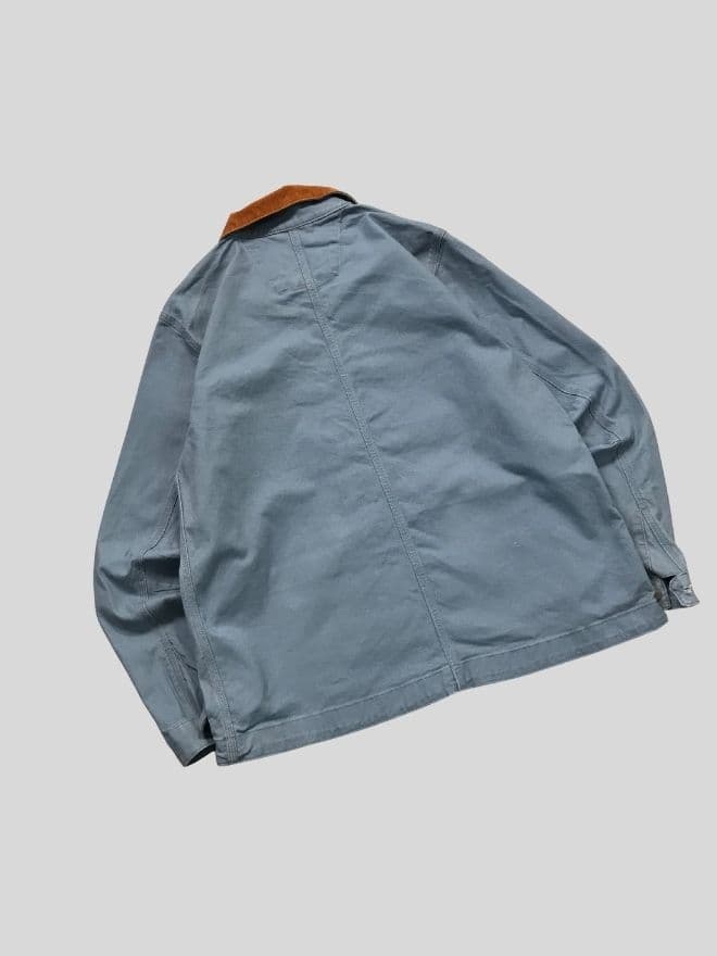 Factory Leftover Vintage Carhartt Chore Jacket – Blue Workwear (Men’s L) — image 7 of 7