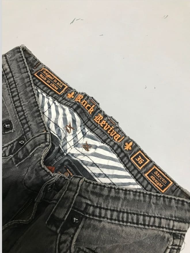 Vintage Rock Revival Embroidered Denim Jeans – Men’s US 36 / EU 52 — image 9 of 11
