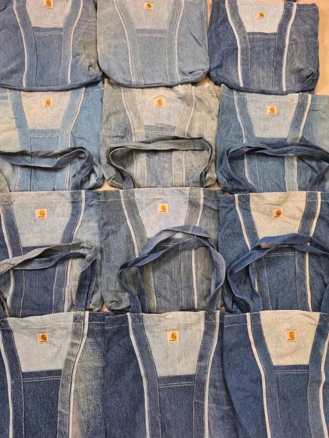 Bundle of Upcycle  Denim Tote Bag — image 5 of 7