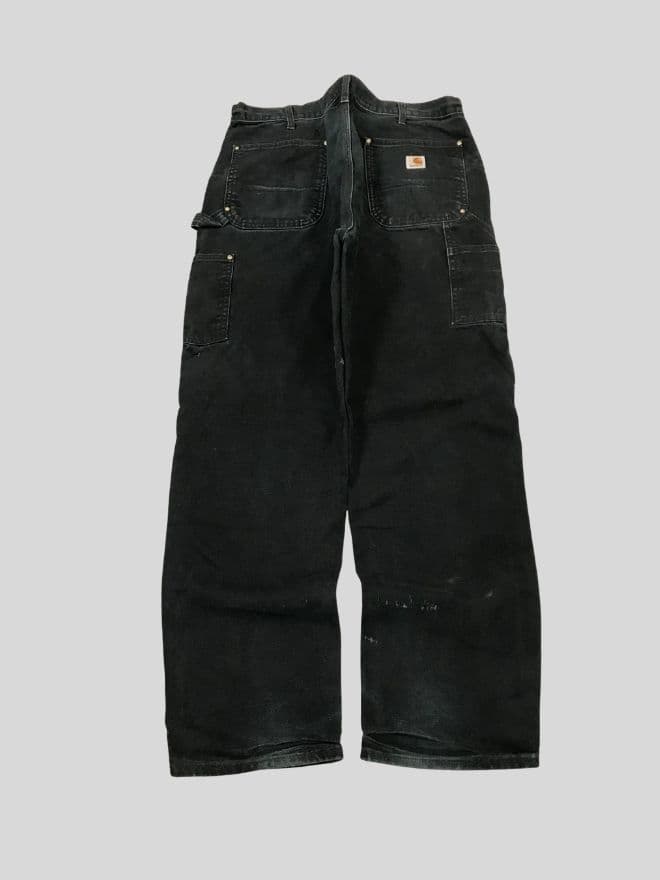 Vintage Carhartt B01 BLK Double Knee Denim – Black – Size 38 — image 6 of 9