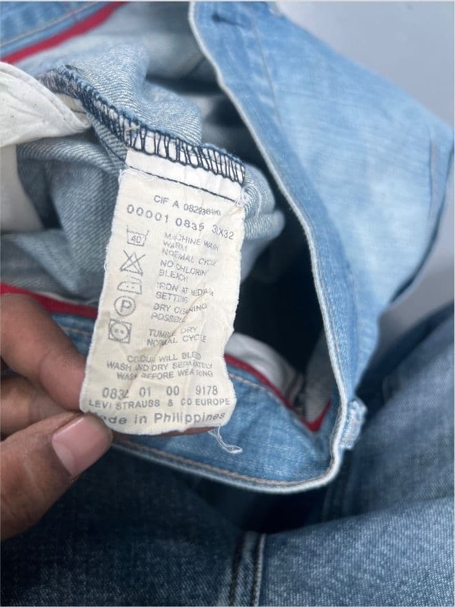 Vintage Levi’s Engineer Jeans –Size 32 | Classic Blue Workwear — image 10 of 10