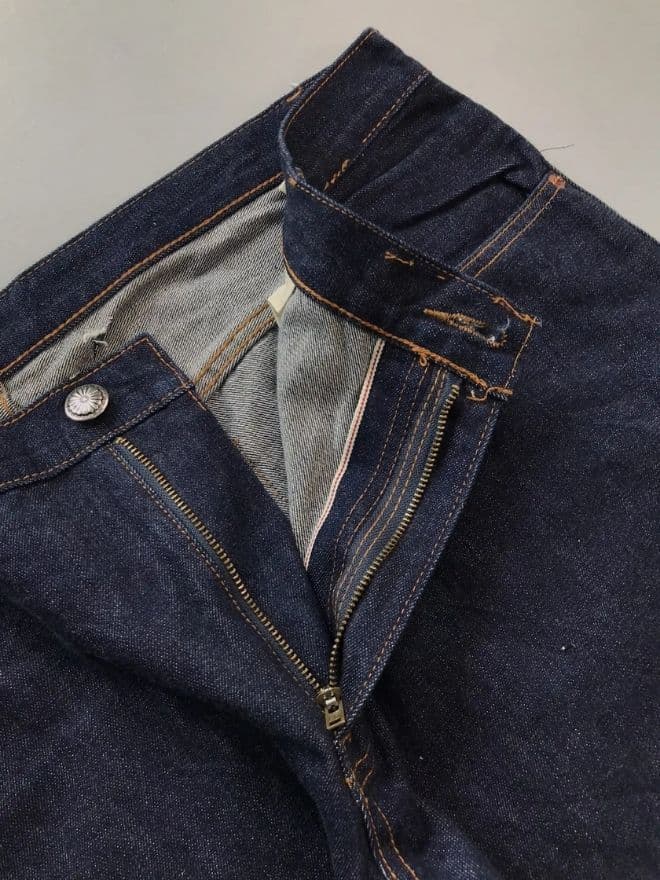 Vintage Japanese Brand Selvedge Fish Embroidered Denim – Size 40 — image 7 of 14
