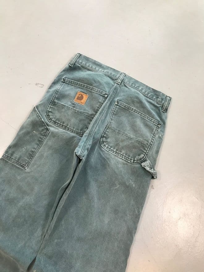 Vintage Carhartt Painted Carpenter Denim – Men’s Size 31 — image 5 of 10